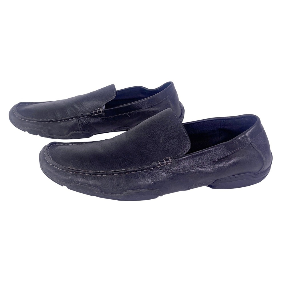 Kenneth Cole Reaction Launch Party Leather Loafers Driving Shoes Men's 8.5 Black